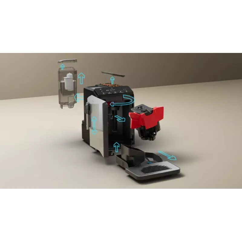 Siemens TF303E01 EQ300 kávovar (strieborný; 1300W)
