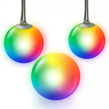 Outdoor Smart Globe Light Colour balenie 3 ks, LED svetlo nahrádza 33 Watt