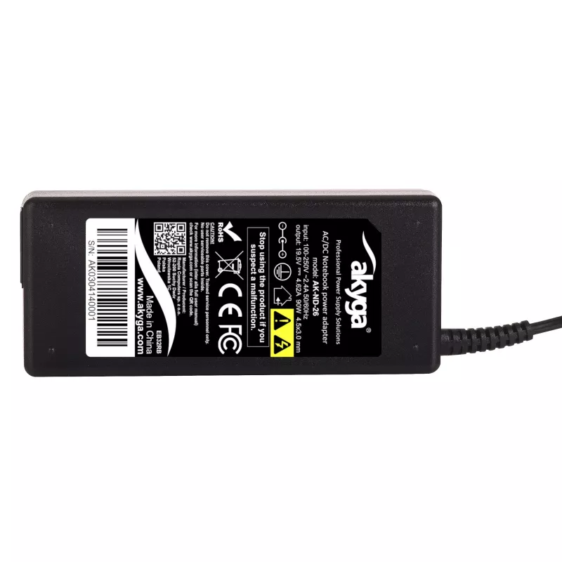 Akyga AK-ND-26 napájací zdroj pre notebook pre HP, 90 W, 19,5 V, 4,62 A, 4,5 x 3,0 mm + kolík