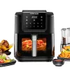 Teplovzdušná fritéza Rommelsbacher FRH 1700 Single 8 L samostatne stojaca 1700 W s 10 programami a LED displejom