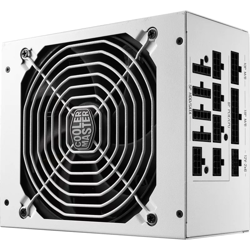 Zdroj Cooler Master MWE Gold 1050 V2 ATX 3.1, 1050 W, biely, MPE-A501-AFCAG-3EGEU