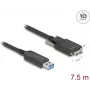 Aktívny optický kábel DeLOCK 83212 USB 10 Gbps Type-A na Micro-B 7,5 m