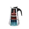 Moka kanvica Maestro MR-1660-9, kávovar na sporák pre 6 šálok, čierna