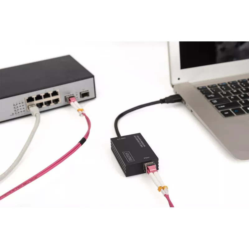 SFP sieťový adaptér Digitus DN-3026 USB 3.0 Gigabit