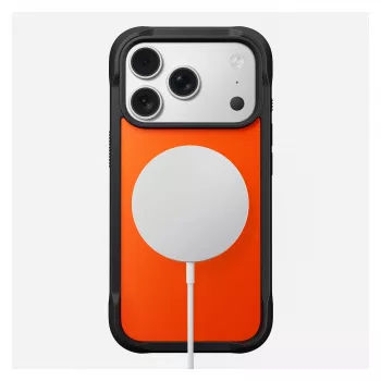 Puzdro na telefón Nomad Rugged Case pre iPhone 17 Pro — 16 cm (6,3 palcov), oranžové