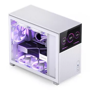 PC skriňa Jonsbo D31 MESH Midi Tower biela