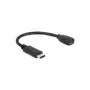 USB kábel DeLOCK 65578 USB 2.0 0,15 m USB-C Micro-USB B čierny