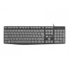 Drôtová Full-Size klávesnica NATEC NKL-1507 USB QWERTY US International sivá/čierna, 105 klávesov, numerický blok