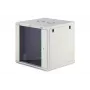 Nástenný rack DIGITUS Dynamic-N 12U 600x600 mm IP20, zámok na kľúč, manažment káblov, nezmontovaný