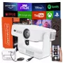 Mini projektor zenwire IMC260 – prenosný Android 14 projektor, Wi‑Fi, 360° podpora, Full HD/4K vstup pre telefóny