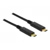 USB kábel DeLOCK 83661 USB 3.2 Gen 2 1 m USB-C čierny