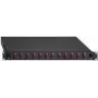 Optický patch panel Rutenbeck 2280300120 – 12-portový LC Duplex, multimode, 1HE, čierna RAL 9005