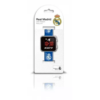 Hodinky Kids Euroswan Watch LED Real Madrid RM00017 — digitálne LED detské hodinky, dizajn s brandingom tímu