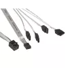 Supermicro - SATA/SAS kábel - Mini SAS HD (SFF-8643) na SATA - 50/50/60/70 cm - pre A+ Server 1013, SuperServer 5018, 5019, 5019S, SuperStorage Server 5019D8