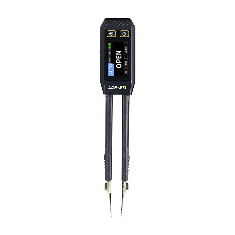 Digitálny pinzetový LCR merač Fnirsi LCR-ST1 – praktický LCR tester pre SMD súčiastky