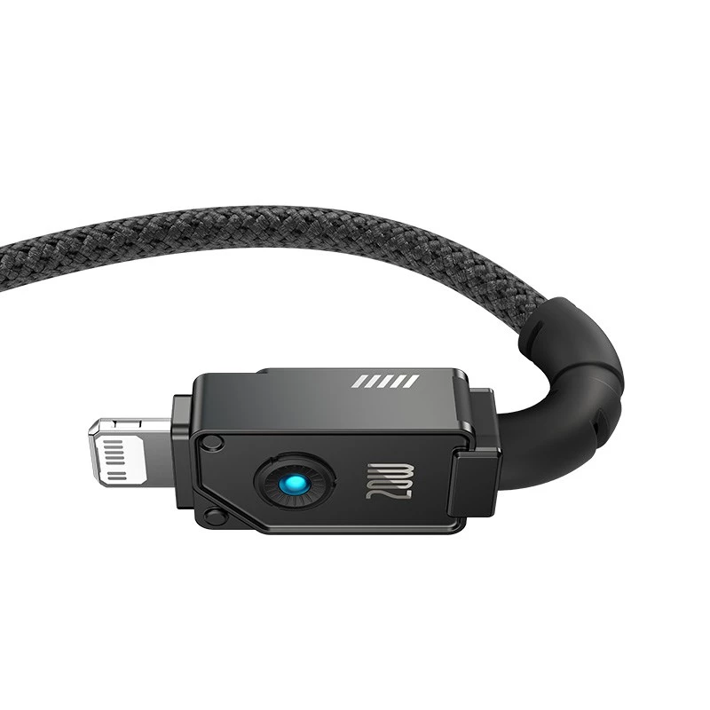 Baseus Unbreakable USB-C na iP kábel 2 m 20 W čierny