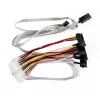 Microsemi Adaptec - interný SAS kábel - so sidebands - SAS 6Gbit/s - 4-Lane - 4x Mini SAS HD (SFF-8643) (M) na interné napájanie, 4-pin, in