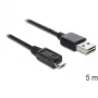 DeLOCK EASY-USB 2.0-A na Micro-B kábel 5m