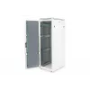 DIGITUS 36HE Unique sieťový rozvádzač 600x800mm sklenené dvere sivý