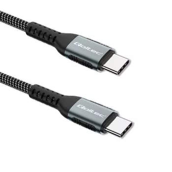 USB kábel Qoltec 52358 1,5 m USB-C čierny USB 2.0 0,48 Gbit/s