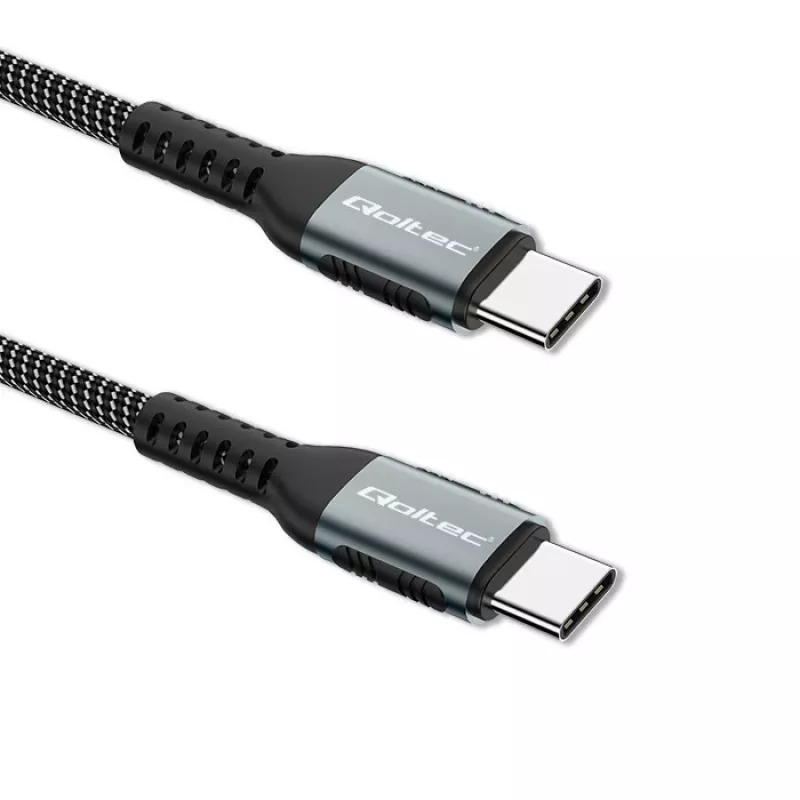 USB kábel Qoltec 52358 1,5 m USB-C čierny USB 2.0 0,48 Gbit/s