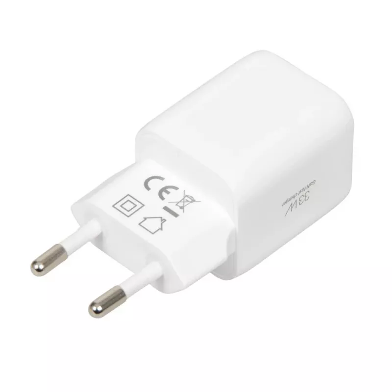 USB nabíjačka IBOX ILUC42W 42W (max. 33W), 1×USB-C PD3.0, 1×USB-A QC3.0, 100–240V, biela