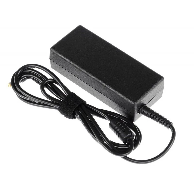Napájací zdroj Green Cell AD01P — 60 W, 19 V 3,42 A, napájací zdroj do notebooku pre interiér, čierny
