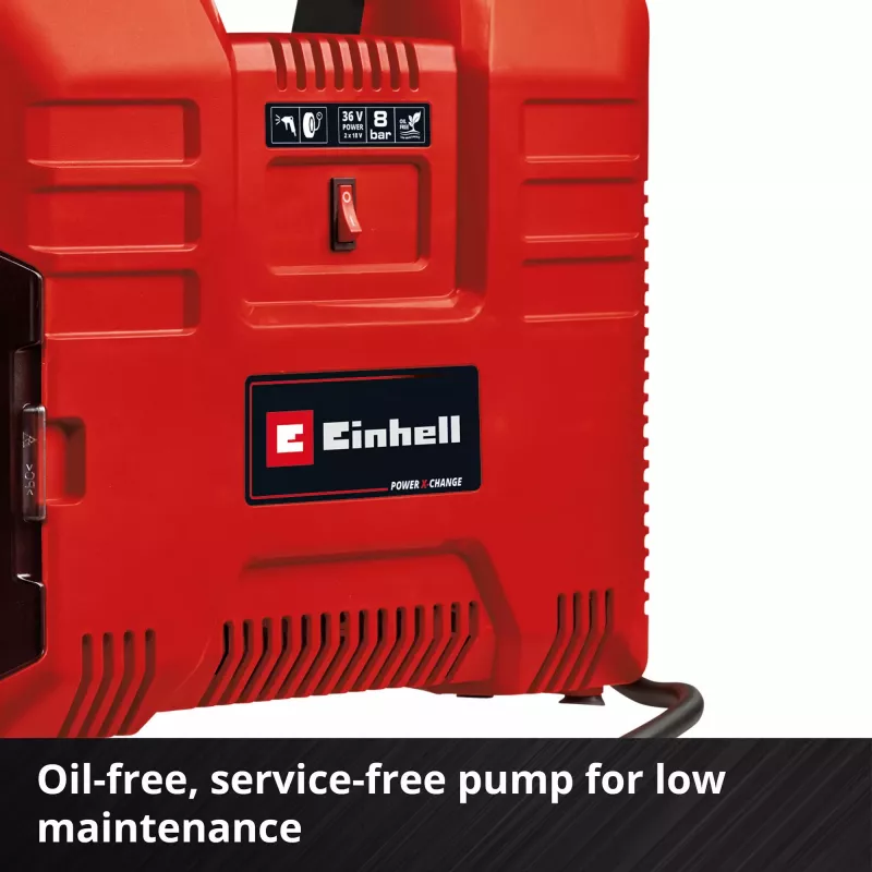 Vzduchový kompresor Einhell TE-AC 36/8 130 l/min 8 bar batéria