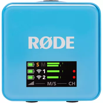 RØDE Wireless GO III Blue - bezdrôtový mikrofónový systém (modrá)