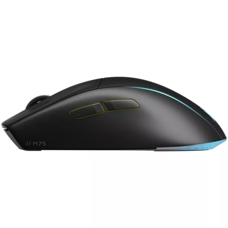 Ľahká bezdrôtová herná myš Corsair M75 Wireless RGB, čierna
