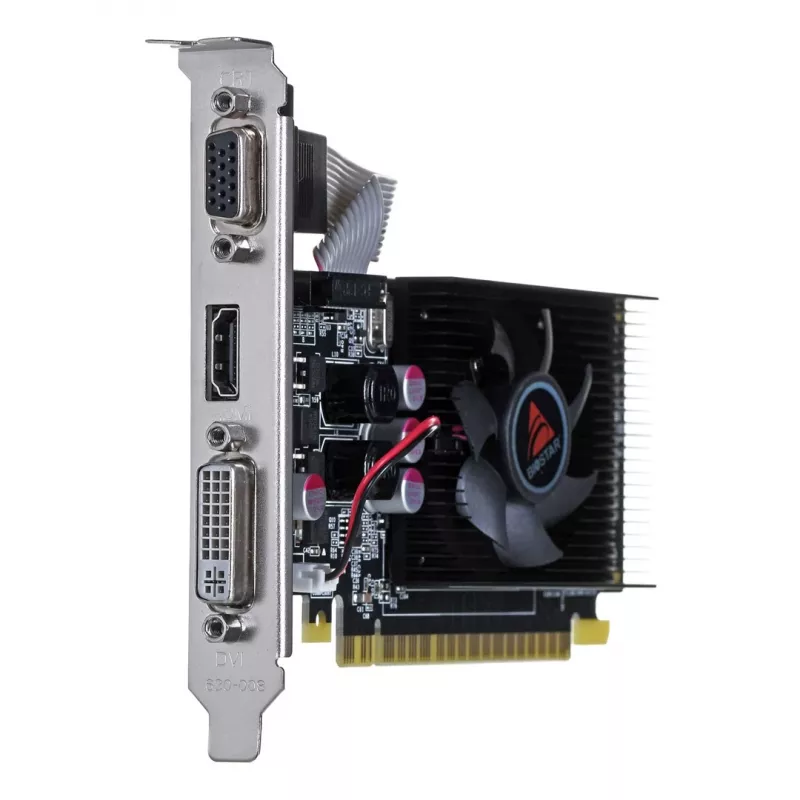 Grafická karta BIOSTAR GeForce GT 610 — 2 GB GDDR3, 64-bit, PCIe x16, 700 MHz