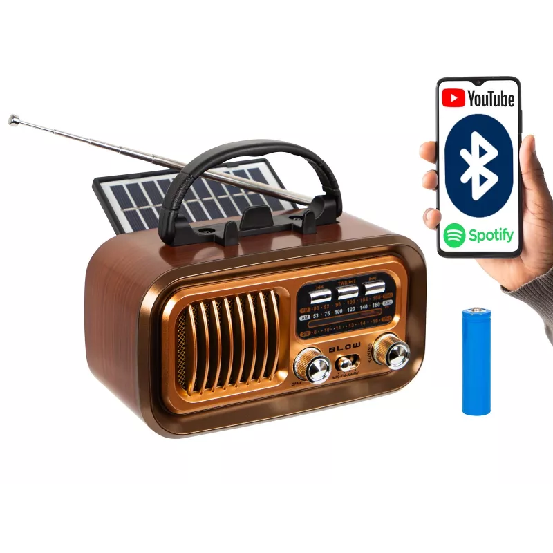 Prenosné analógové AM/FM rádio RA16 Solar