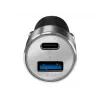 LogiLink Auto napájací zdroj – 36 Watt – 3 A – PD 3.0, QC 3.0 – 2 výstupné porty (USB, 24-pinový USB-C)