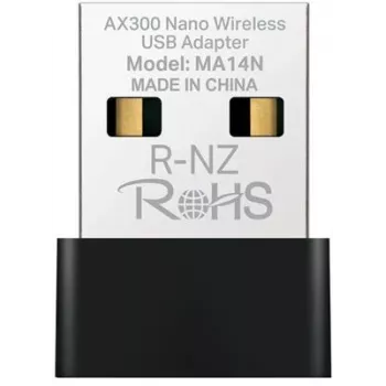 USB WLAN adaptér MERCUSYS MA14N — USB Type-A, 2,4 GHz Single-Band, až 287 Mbit/s, čierna