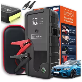 Autoštartovacia powerbanka zenwire CY16 6400 mAh – prenosný booster pre 12-V batérie