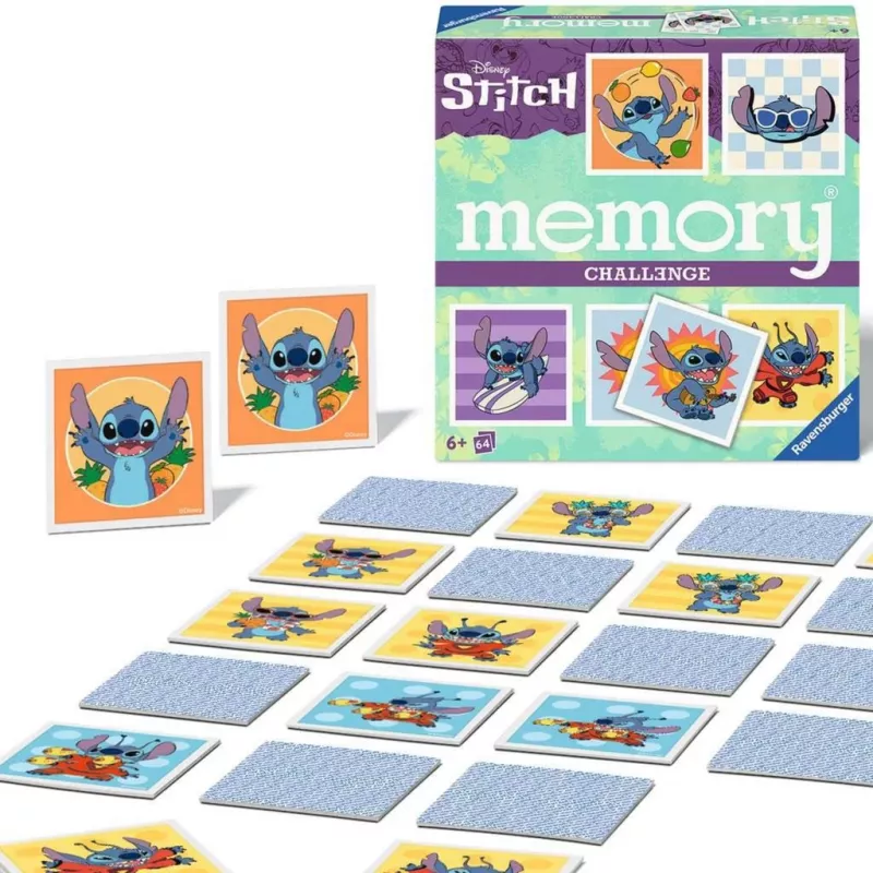 Challenge memory Disney Stitch, pamäťová hra