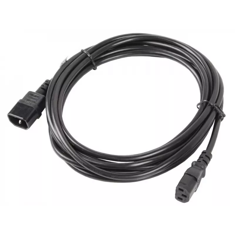Lanberg C13-C14 VDE, 5 m kábel rozbočovač napájania (ca-c13e-11cc-0050-bk)