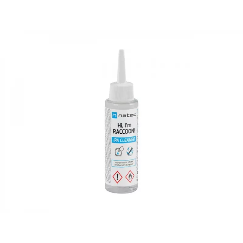Čistič izopropylalkohol NATEC Racoon 100 ml – čistič elektroniky a povrchov