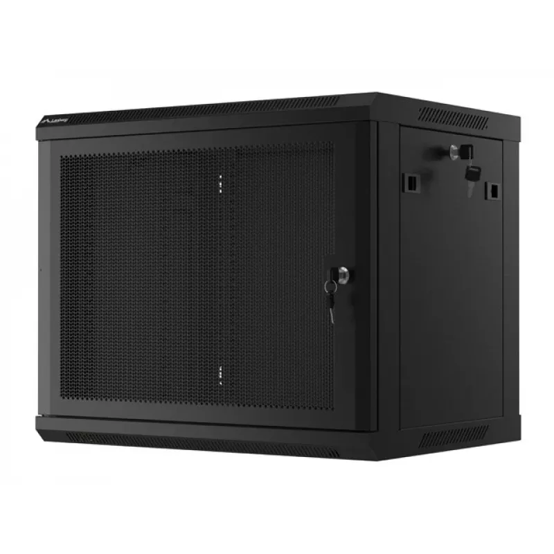 Nástenný rack LANBERG WF01-6409-23B 9U, 60 kg, IP20, 600×450×512 mm, čierny