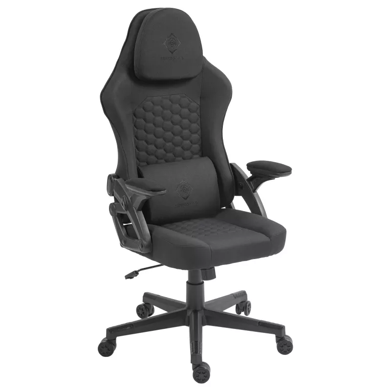 Deltaco DC130 herná stolička Soft Woven Mesh čierna (GAM-180)