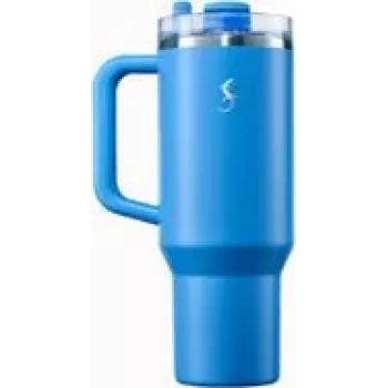 Termohrnček Lurch DE55240979 1,2 l dvojstenný nerez, modrý