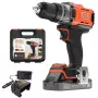 Black & Decker BCD382D1XK akumulátorový vŕtací skrutkovač, 18 V, batéria 2 Ah