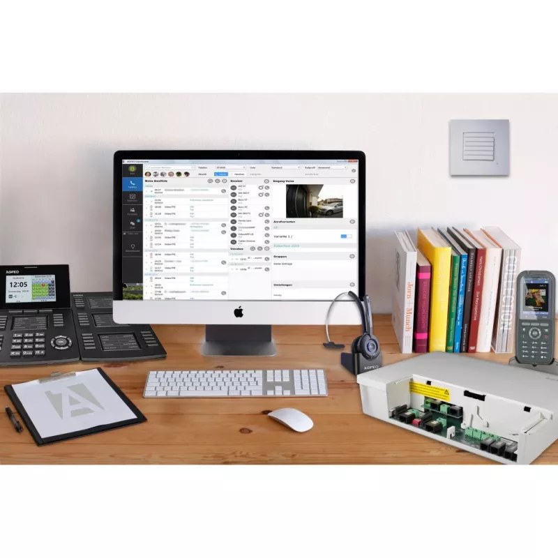 Telefónna ústredňa AGFEO Full-IP ES 548 WandEnclosure m.to 12VoIP 6101515 1 (6101515)