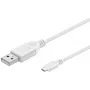 Microconnect USBABMICRO5W USB kábel USB 2.0 5 m USB A Micro-USB B biely