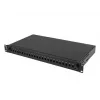 Optický patch panel LANBERG FOP1-24ST-FCB 1U 24xST / 24xFC racková montáž čierny
