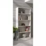 Topeshop R80 BIEL kancelársky regál