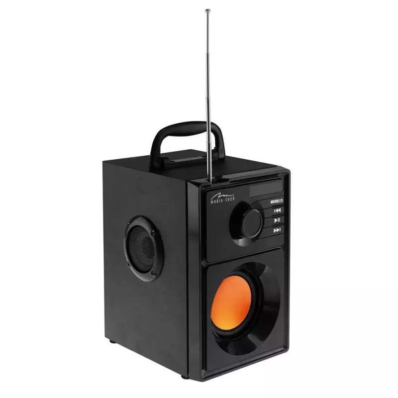 Media-Tech BOOMBOX BT 15 W stereo prenosný reproduktor čierny