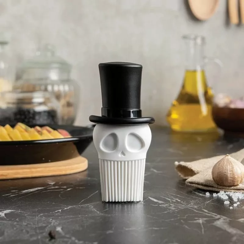 Ototo Design Skull Brush silikónový kuchynský štetec