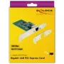 DeLock PCI Express karta > 1 x Gigabit LAN - sieťový adaptér - PCIe 2.1 Low-Profile - Gigabit Ethernet
