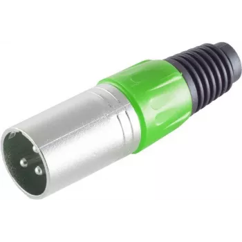 ShiverPeaks S/CONN maximum connectivity zástrčka XLR, zelená, 55002-G